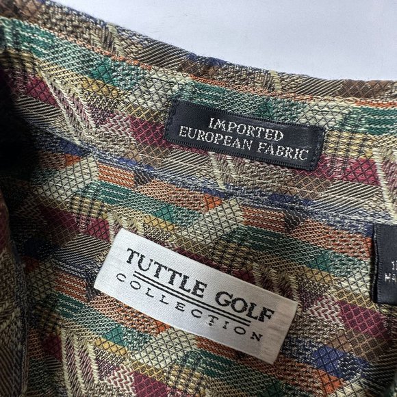 Tuttle Golf Collection men's long‎ sleeve shirt Size medium great condition - Picture 6 of 7
